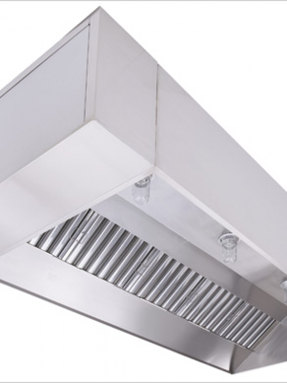 6  ft type l commercial restaurant kitchen exhaust hood with m u air chamber